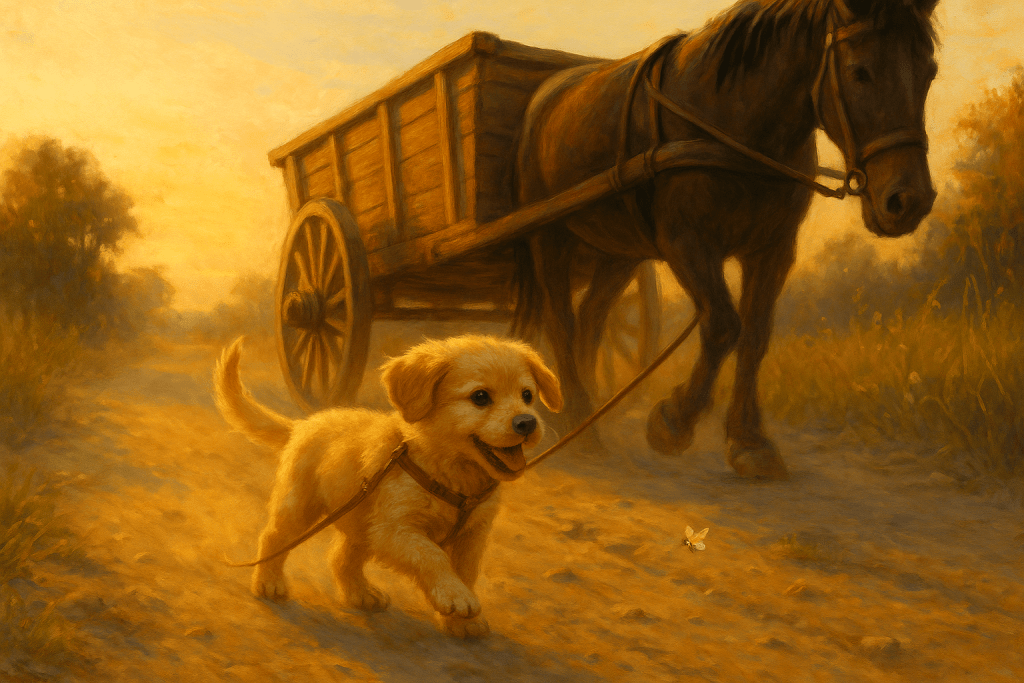 The Puppy and the Cart: One of Life’s Richest Lessons